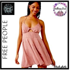 Free People Intimately Good Catch Mini Slip Soft Pink